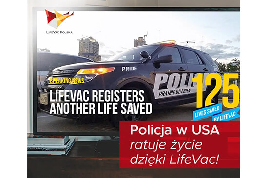 LifeVac pomaga policji